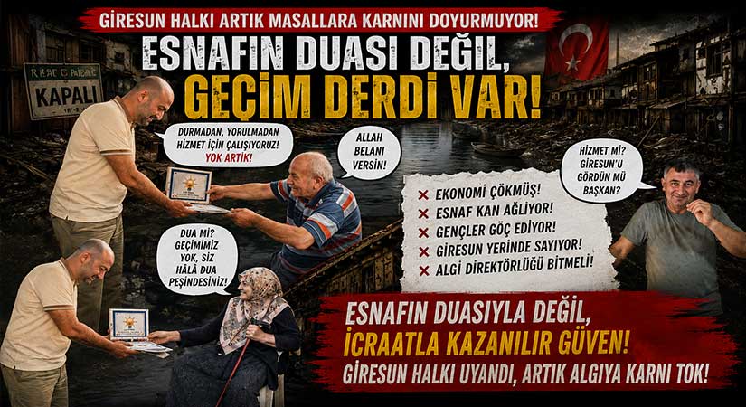Algı Siyaseti Karın Doyurmuyor AKP’li Civelekoğlu!     