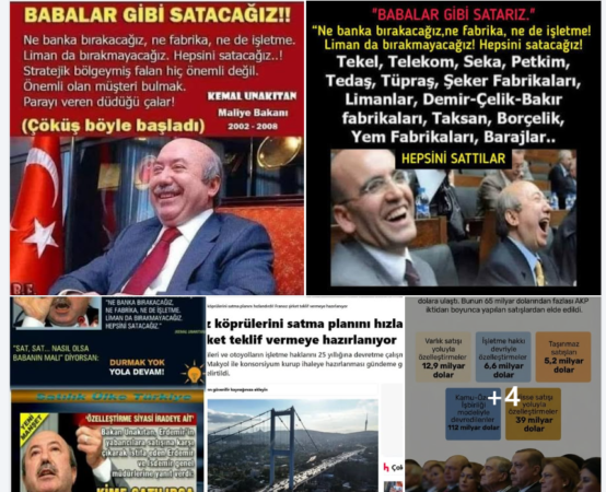 Özelleştirmelerde; Alman Usulü Hesap, AKP Usulü Bol Kese!  