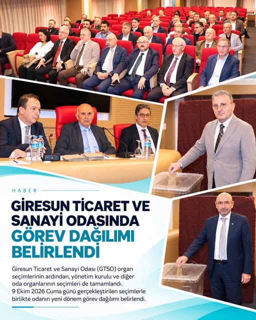 GTSO’da, yeni dönemin görev dağılımı tamamlandı