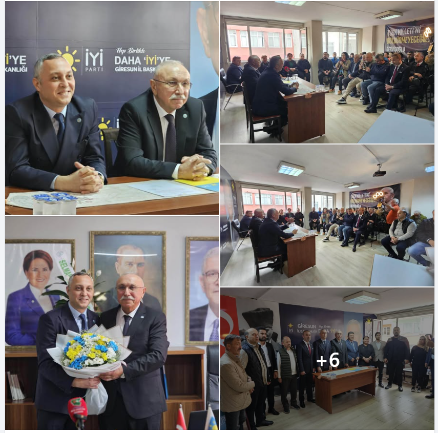 İYİ Parti Giresun İl Başkanlığı’nda Devir Teslim Töreni