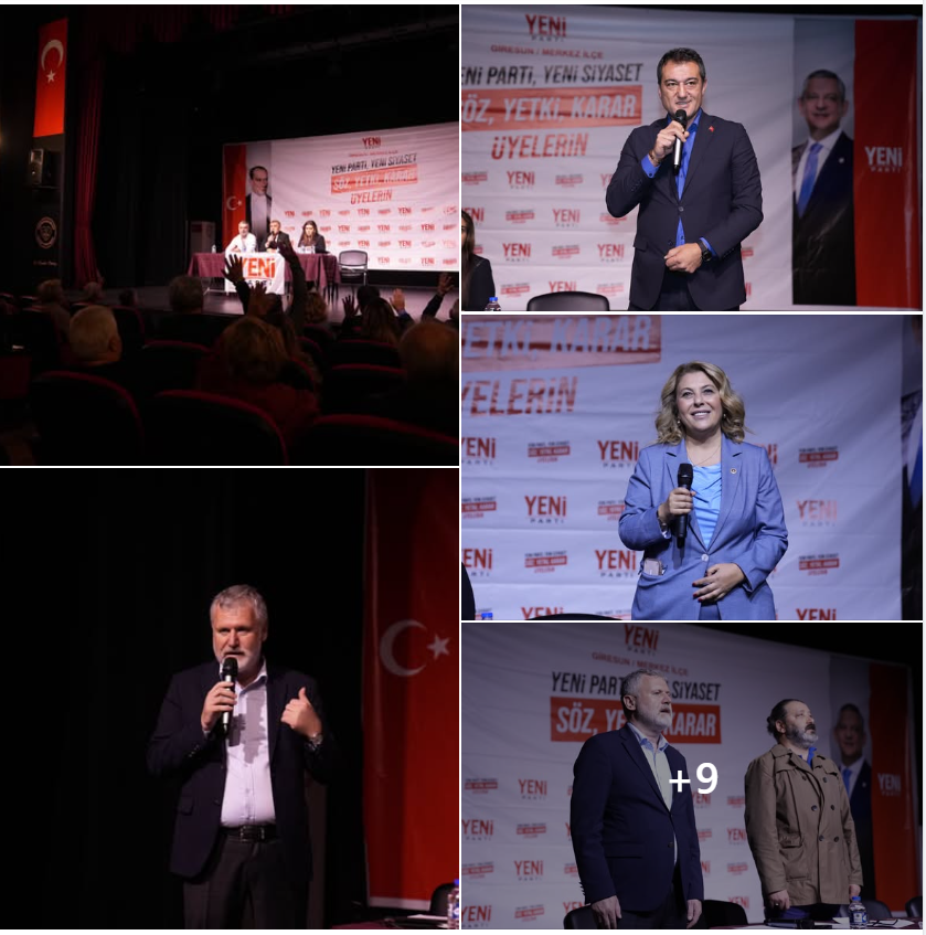 YENİ Parti Giresun Merkez  İlçe Kongresi’nde; Olcay Küçük Güven Tazeledi